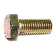 MIDWEST FASTENER Grade 8, 5/8"-11 Hex Head Cap Screw, Zinc Yellow Steel, 1-1/2 in L, 10 PK 00747